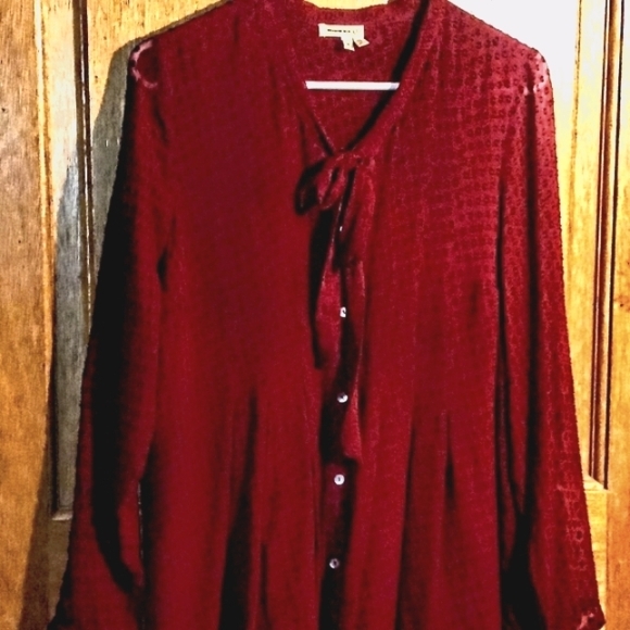 Meadow Rue for Anthropology Sheer Dot Top-MEDIUM - Picture 7 of 7